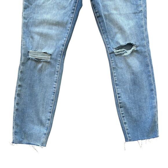 Good American Good Waist‎ Jeans 8 / 29 Blue High Rise Skinny Distressed Grunge - Picture 5 of 14
